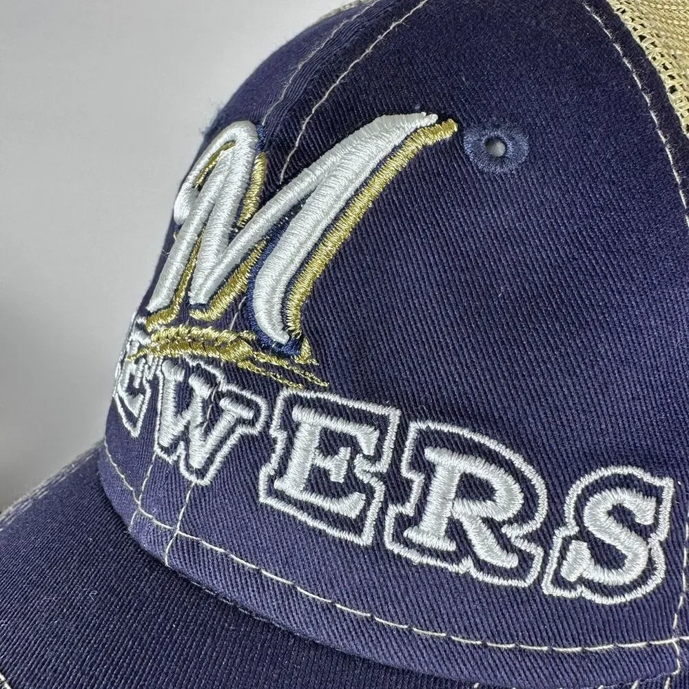 4/$20 Milwaukee Brewers Hat New Era Snapback MLB Baseball Cap Hat 9Twenty Youth